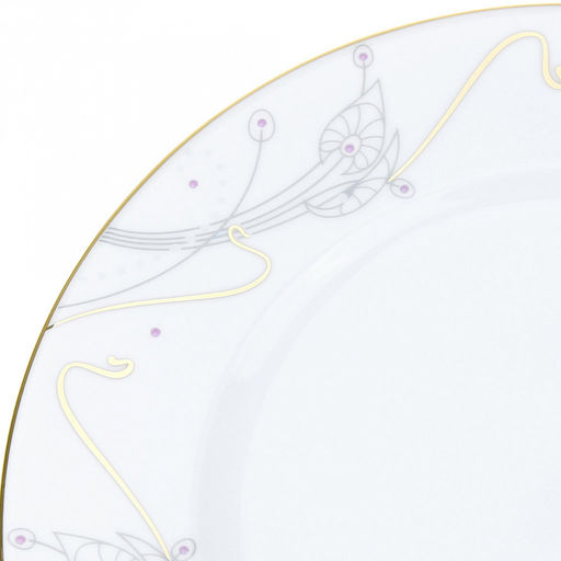 Тарелка мелкая фарфоровая "Арт-Нуво" д270мм, форма "Margo", набор 6шт, "Czech gold hands bohemia" (Чешская Республика)