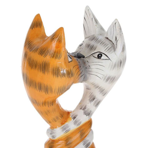 Сувенир Целующиеся коты, 30?6?16 см, дерево