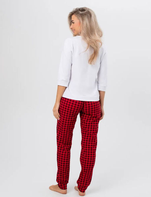 Пижама женская, модель 162, трикотаж (Нарядные ёлочки) - Ивановотекстиль фото 10