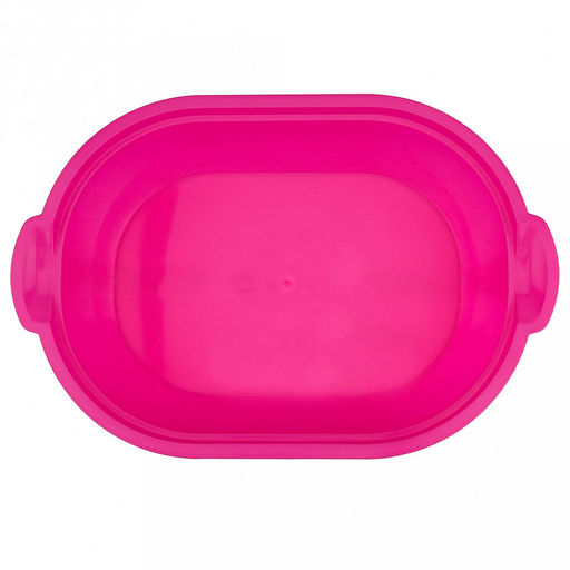 Хлебница пластмассовый 36х24х10см, с крышкой, полипропилен, цвета микс (Россия)