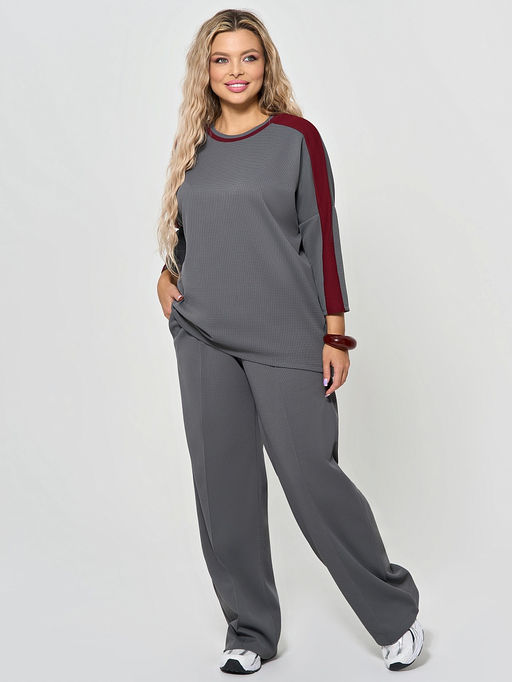 Костюм 0001-3а темно-серый