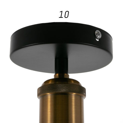Светильник «Мараньон» 1×40 Вт Е27 черный 22×22×18 см BayerLux
