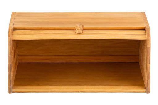 Хлебница 40*27*17 см с откидной крышкой, бамбук