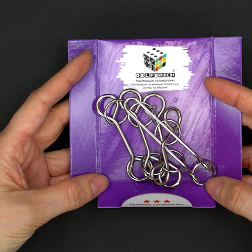 DELFBRICK DLM-41 Головоломка металлическая 1 шт Лестница 12 элемент