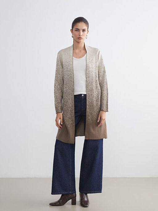 ?al Yaka Desenli Kad?n Triko H?rka