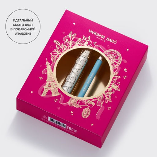 Vivienne Sabo Подарочный набор (тушь Cabaret Legende золотая Карандаш для глаз Liner Flirteur т.301) 2025  фото 5