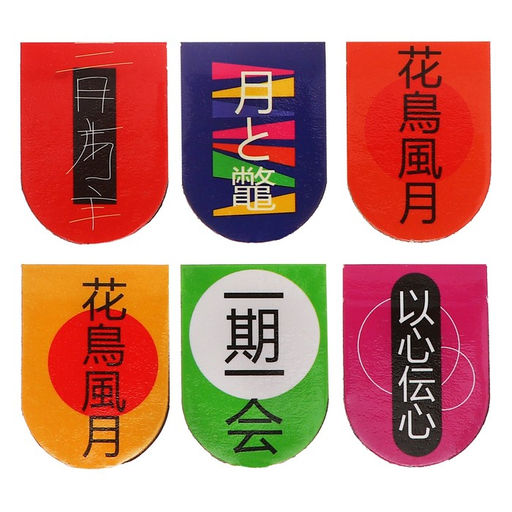 Закладка магнитная 6 шт Киберпанк Anime, (25х35мм в сложен виде), на подложке - Calligrata фото 2