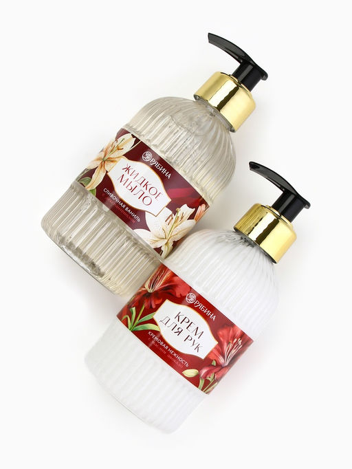 Подарочный набор Дорогому учителю, мыло для рук 300 мл, крем для рук 300 мл, Чистое счастье  фото 5