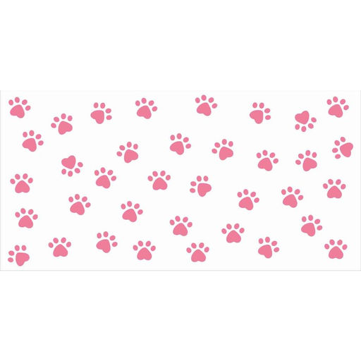 Защитная самоклеящаяся пленка на месте кормления/туалета питомца Лапки розовые 50х25 см - Simaland фото 2