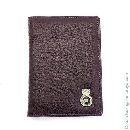 Женская кожаная обложка для паспорта Sergio Valentini СВ 8143-005/1  фото 4