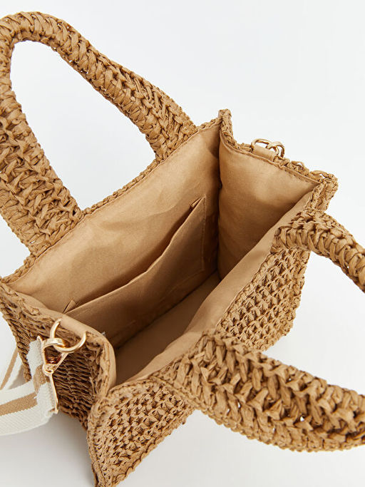 Ayarlanabilir Ask?l? Kad?n Has?r Omuz ?antas?