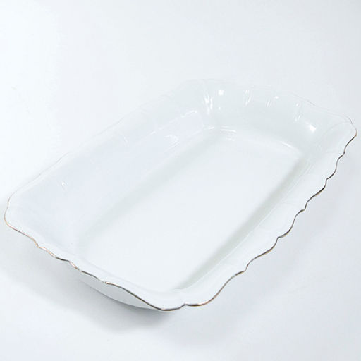 90045-401L Блюдо сервировочное для подачи керамика 33,5х22,5х5,5 LR (х8)