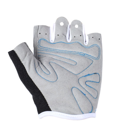 Велосипедные перчатки PARTIZAN с коротким пальцем /A0035 / Размер XL / Цвет: Синие /уп 200/ - ГалеонТрейд фото 5