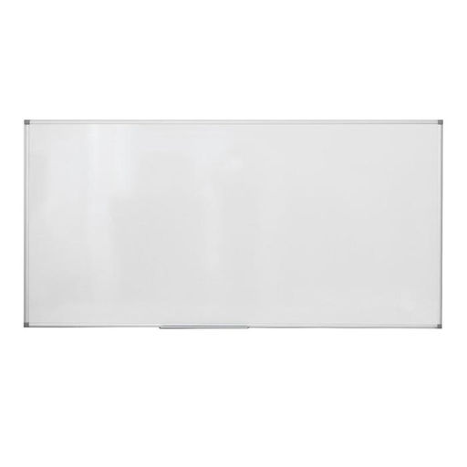 Доска магнитно-маркерная 100×200 см, Calligrata СТАНДАРТ, в алюминиевой рамке, с полочкой