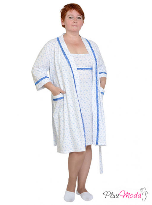 Халат Модель №116 размеры 44-84 - Plusmoda фото 8