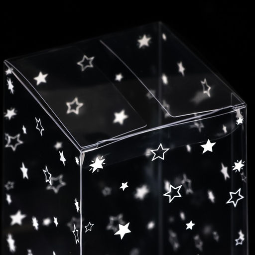 Цена за 5 шт. Складная коробка из PVC Звездопад,12 х 7 х 7 см - UPAK LAND фото 3
