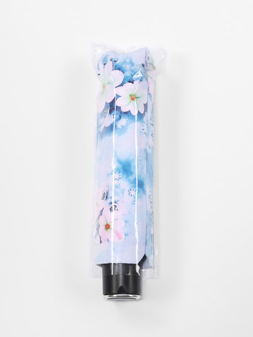 Зонт механический Воздушные цветы, эпонж, 4 сложения, 8 спиц, R=48/55 см, d=96 см, МИКС