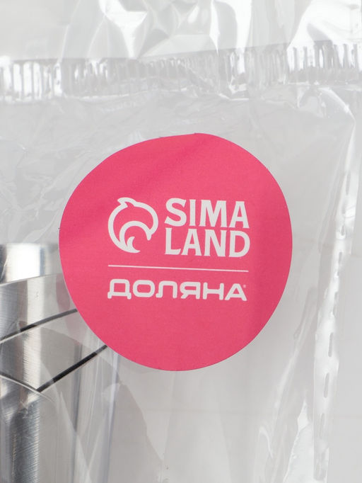 Набор форм для круассанов и трубочек Доляна, 6 шт., 11×3 см, цвет серебристый