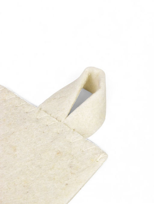 Рукавица для бани и сауны 23 февраля, полиэфир, шерсть