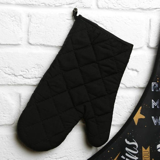 Кухонный фартук Мужество имеет значение и прихватка