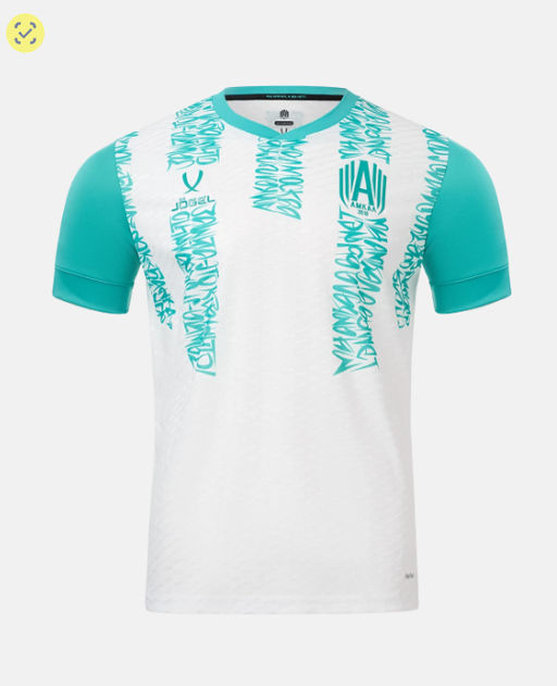 Футболка игровая Jogel AMKAL PerFormDRY Jersey, белый/бирюзовый  фото 2