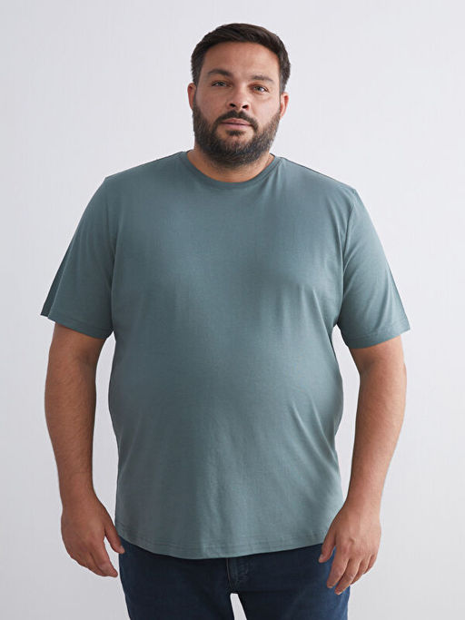 B?y?k Beden Basic Penye Erkek Ti??rt