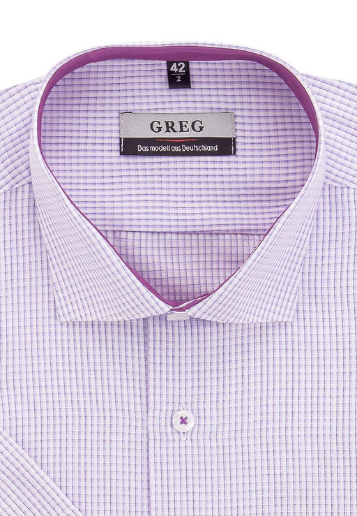 Сорочка мужская короткий рукав GREG 175/109/1236/Z/1