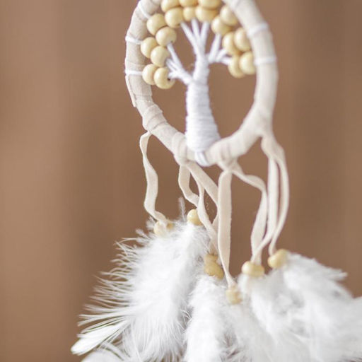 Ловец снов «Бежевое дерево», 0.5×7×25 см