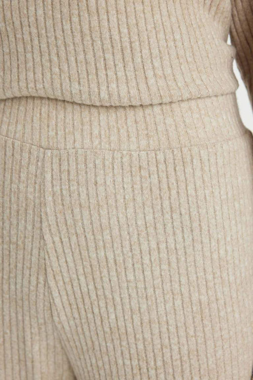 Прямые брюки на бретельках в рубчик Flayer Fit - Defacto фото 6