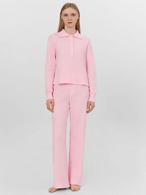 Джемпер домашний женский розовый