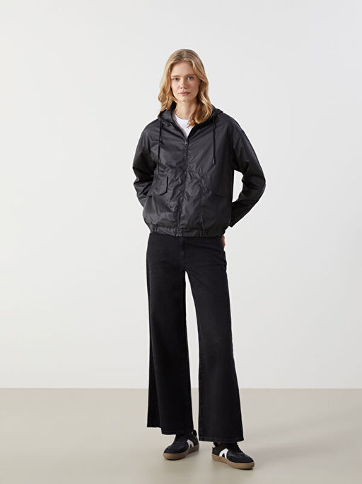 Kap??onlu Oversize Kad?n Ya?murluk - Waikiki фото 5