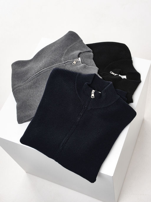 Джемпер оверсайз на молнии для девочки 33-7596 серый