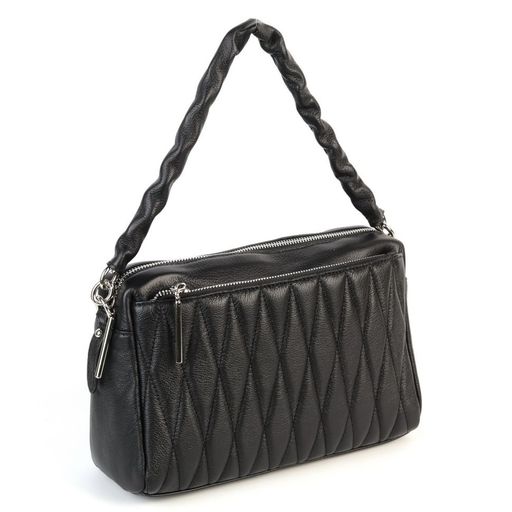 Женская кожаная сумка 2208 Блек - Cidirro фото 3