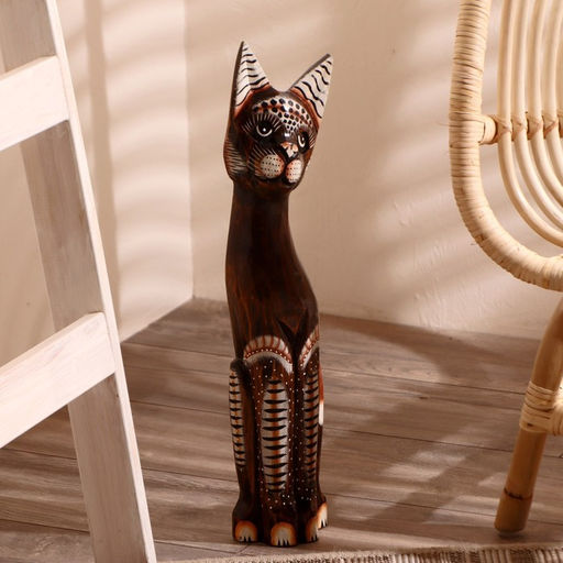 Сувенир «Кошка», 60 см, дерево