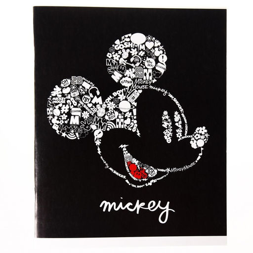 Цена за 5 шт. Тетрадь в клетку 48 л., картонная обложка «Микки Маус»