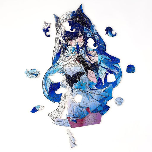 Пазлы фигурные Аниме девушка, 155 деталей - Puzzle фото 4