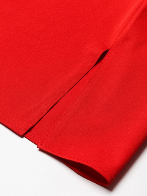 Платье женское короткое MINAKU: Silk pleasure, красное, размер 44