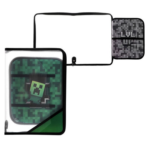 Папка для труда, А4, пластиковая, 23×32.5×2.5 см «Пиксели»