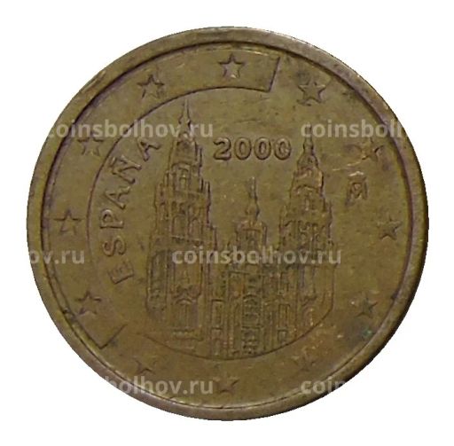 2 евроцента 2000 года Испания