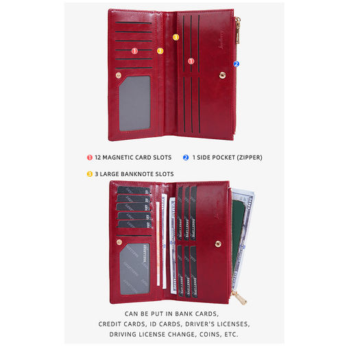 Кошелек W-N5116-Red - Ferro фото 5