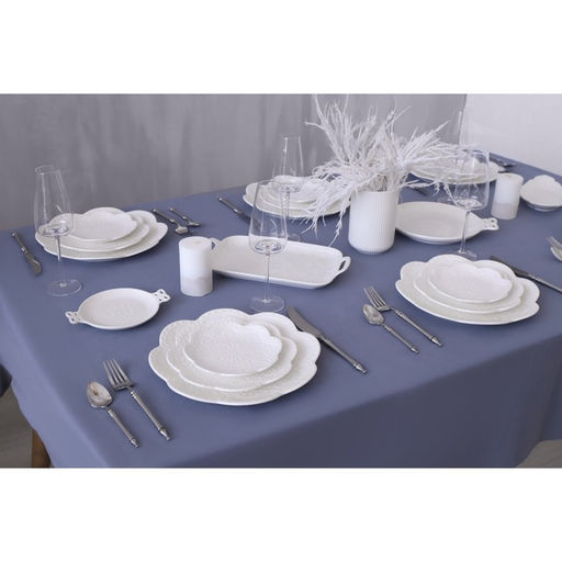 Блюдо «Сьюзен», 23×18 см, керамика, белое