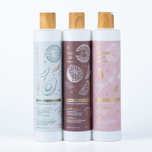 Гель для душа, 300 мл, аромат бергамот и зеленый чай, BOTANIC CARE by URAL LAB  фото 8