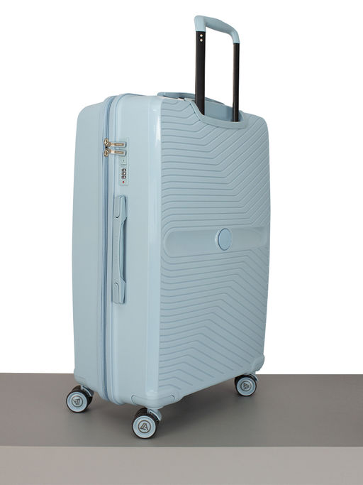 LACCOMA комплект из трех чемоданов ПП6801-Голубой PP-пластик полиэстр  фото 3