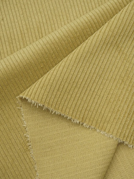 Вельвет цв.Оливково-желтый, ш.1.5м, хлопок-100%, 315гр/м.кв - Купава фото 2