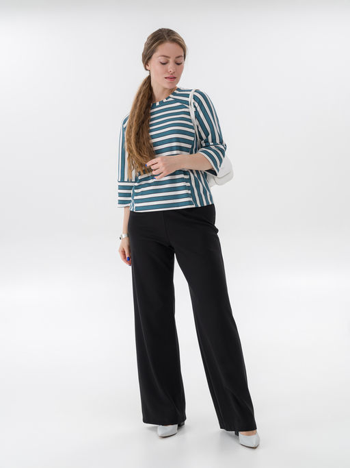 Брюки палаццо черные - Odis фото 4