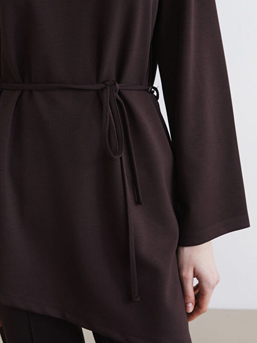 Bisiklet Yaka Kad?n Sweatshirt Tunik