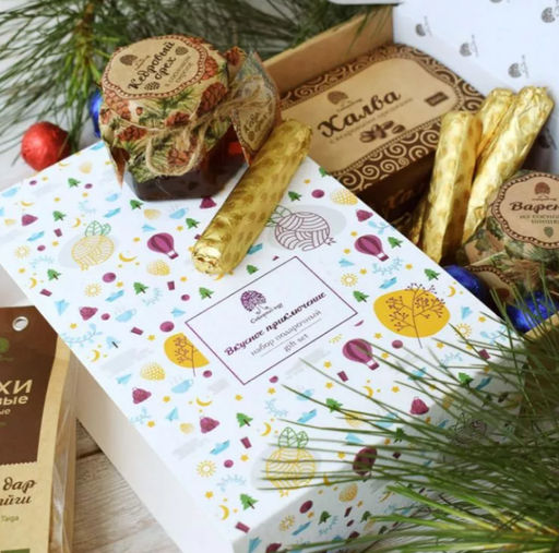 Подарочный набор Вкусное приключение / 900 г / Сибирский кедр