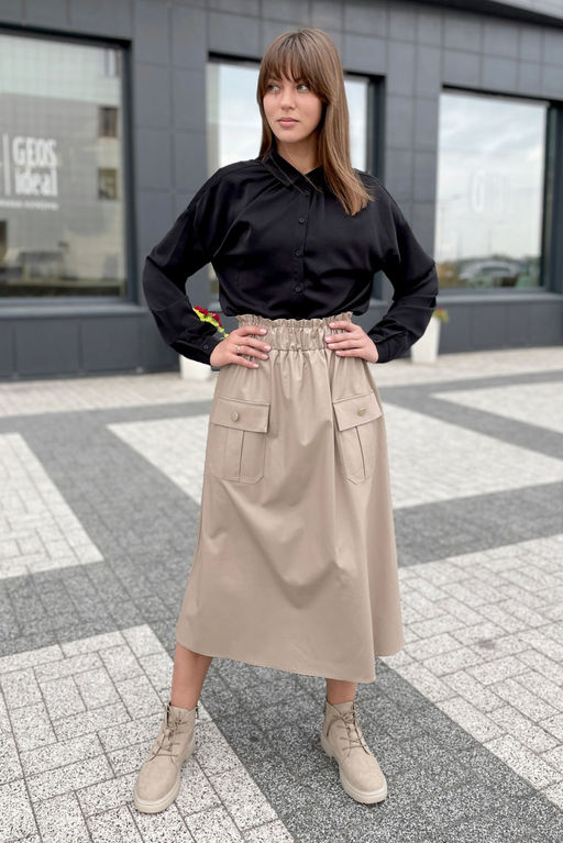 Юбка Rumoda 2143 бежевый  фото 10