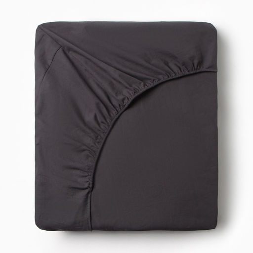 Простыня Этель 160*200*25 см, цв. темно-серый, жатый хлопок, 140 гр/м2, 100% хлопок  фото 6