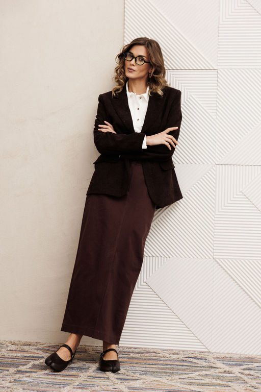 Жакет Gizart 15377 шоколадный фото 3